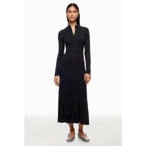 NAADAM Ribbed Cardigan Dress